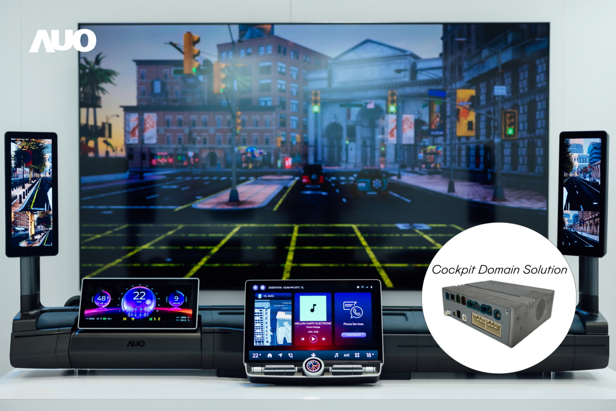 友達「智慧座艙域控解決方案」可做為車內運算的核心平台，驅動創新人機介面與豐富的座艙應用，獲得台灣精品標誌肯定
