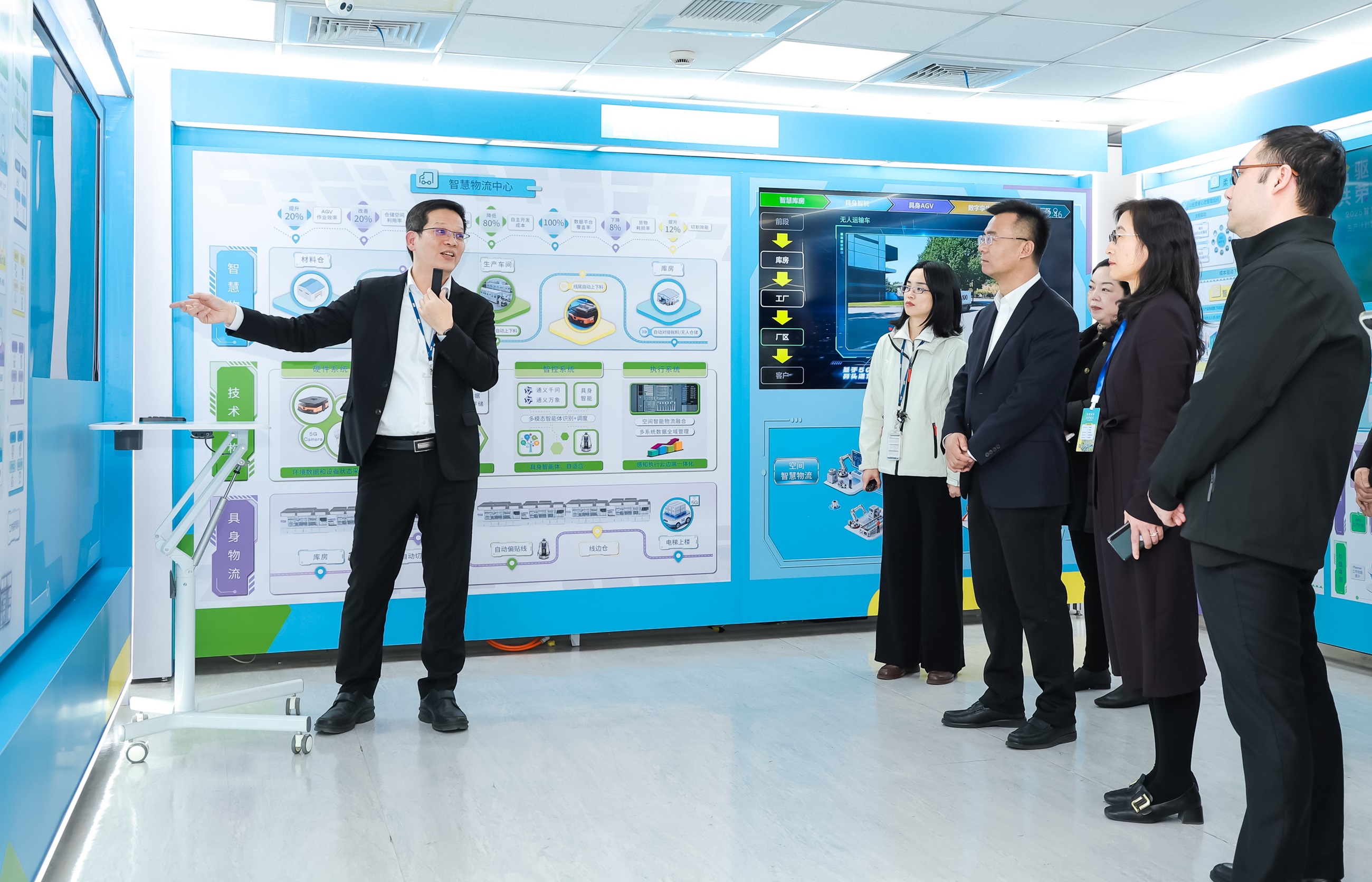 8868体育苏州展示&rdquo;智能体&rdquo;在工业场景的深度应用，与&rdquo;具身智能&rdquo;在生产场景的创新整合，全面升级生产与管理流程，构建全链路智能制造体系，打造柔性自主工厂