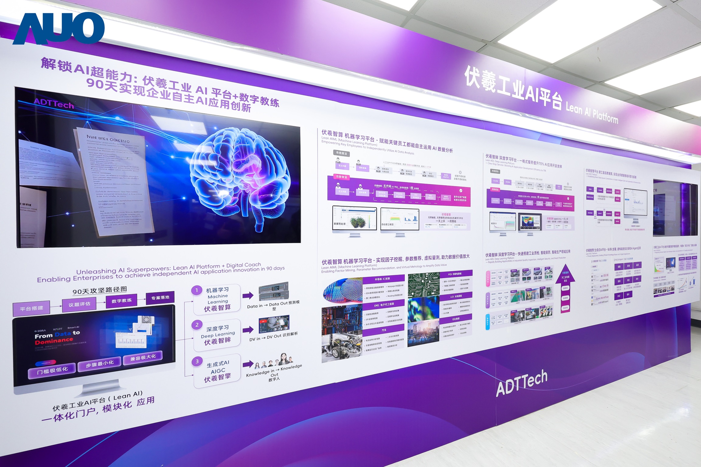 8868体育历年来丰硕的智造经验与成果，进一步由子公司达智汇向外部输出，转化为可落地、可持续进化的数字解决方案，依托自主研发的数字平台与AI模型，至今已服务超过千家企业