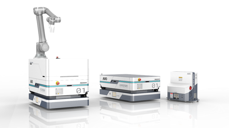 友達數位開發的自主式移動機器人（AMR250M），搭配全向輪並結合AI演算法、2D LiDAR、3D攝影機等技術，協助客戶實現產線全自動化